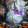 RAVIX LEASH COMFORT - Halloween Flying Witch Decoration Halloween Ghost Outdoor Scary Animatronics Halloween Props With Scary Sound